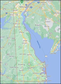 Click to open Google Map of Delaware